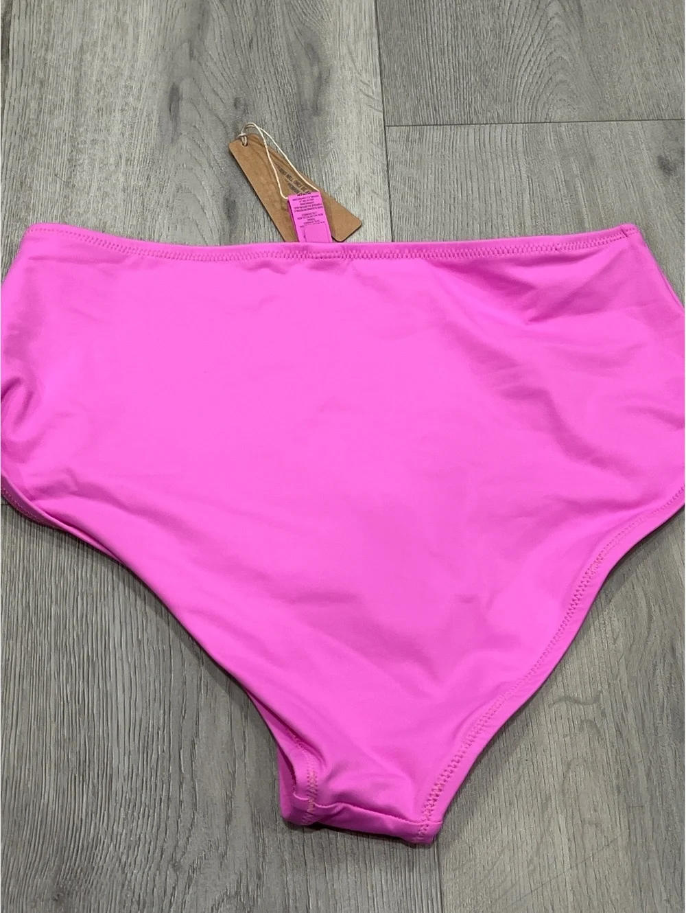 SKIMS Recycled Swim Full Brief Bikini Bottom in Neon Orchid